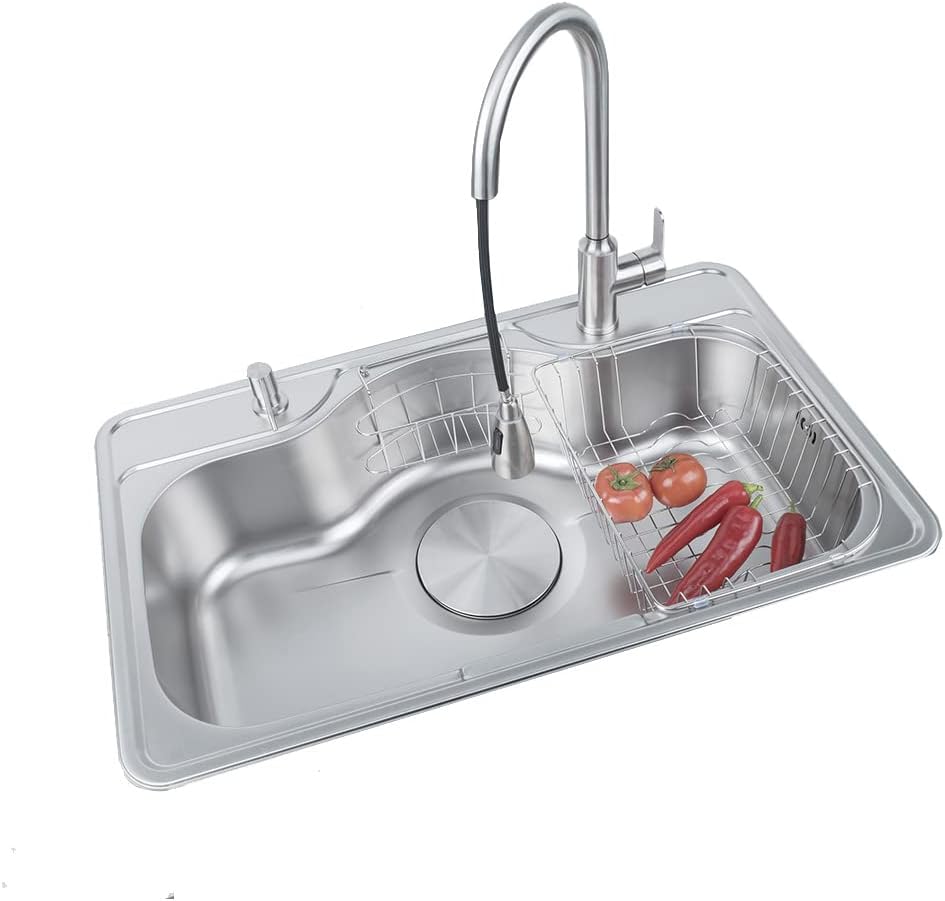 Amazon.co.jp: 【2023改良型】HomeLava 流し台 業務用流し台 キッチンシンク 台所用流し台 シンクセット シングル ...