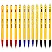 Monami 153 Ballpoint Pen 1.0mm Dozen Box (Black, Blue, Red Ink Color Mix 12 Pens)
