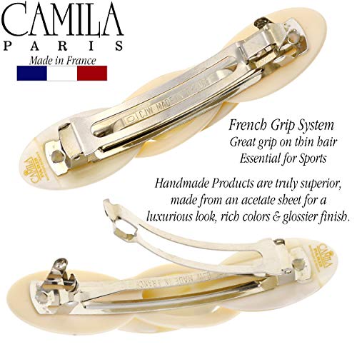 Pinza para cabello Camila Paris CP2337 color marfil miniatura 4
