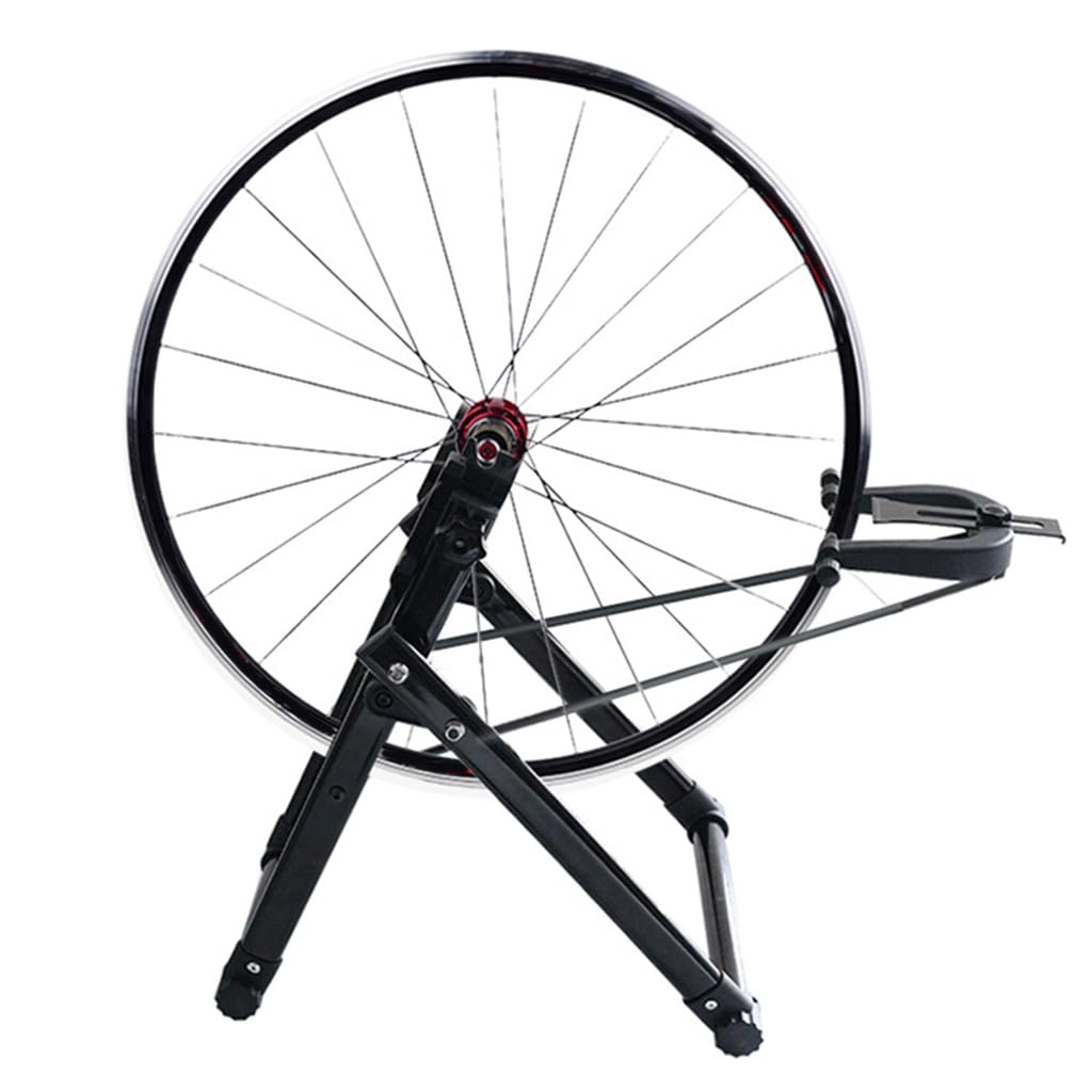 Supporto Per Ruota Bici – Cavalletto Manutenzione Con Centraggio – Alluminio E Acciaio