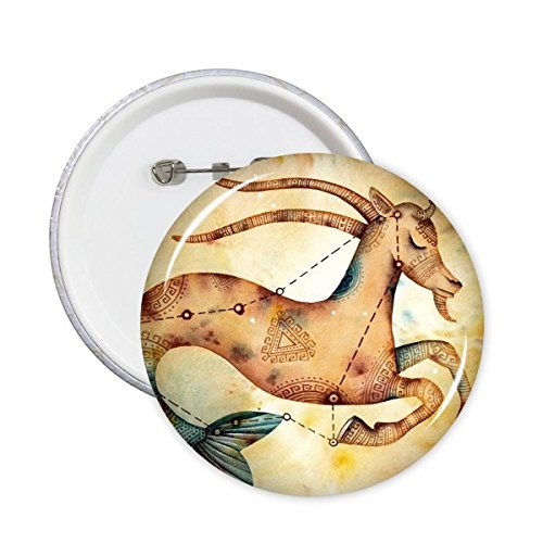 Badge Capricorne constellation zodiaque, le cadeau idéal en lot de 5 broches de décoration