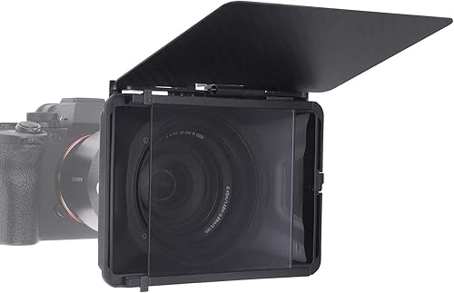 Miniatura 5 de Runshuangyu - Caja de lente mate ligera con abrazadera con bandera superior para cámara DSLR sin espejo, compatible con filtro 4x4, 4x5.65 (versión