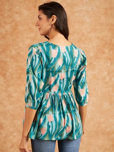 Image of Modeve Women Cotton Top for Summer
