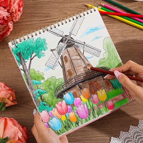 Livre de coloriage pour adulte contre le stress de la ville