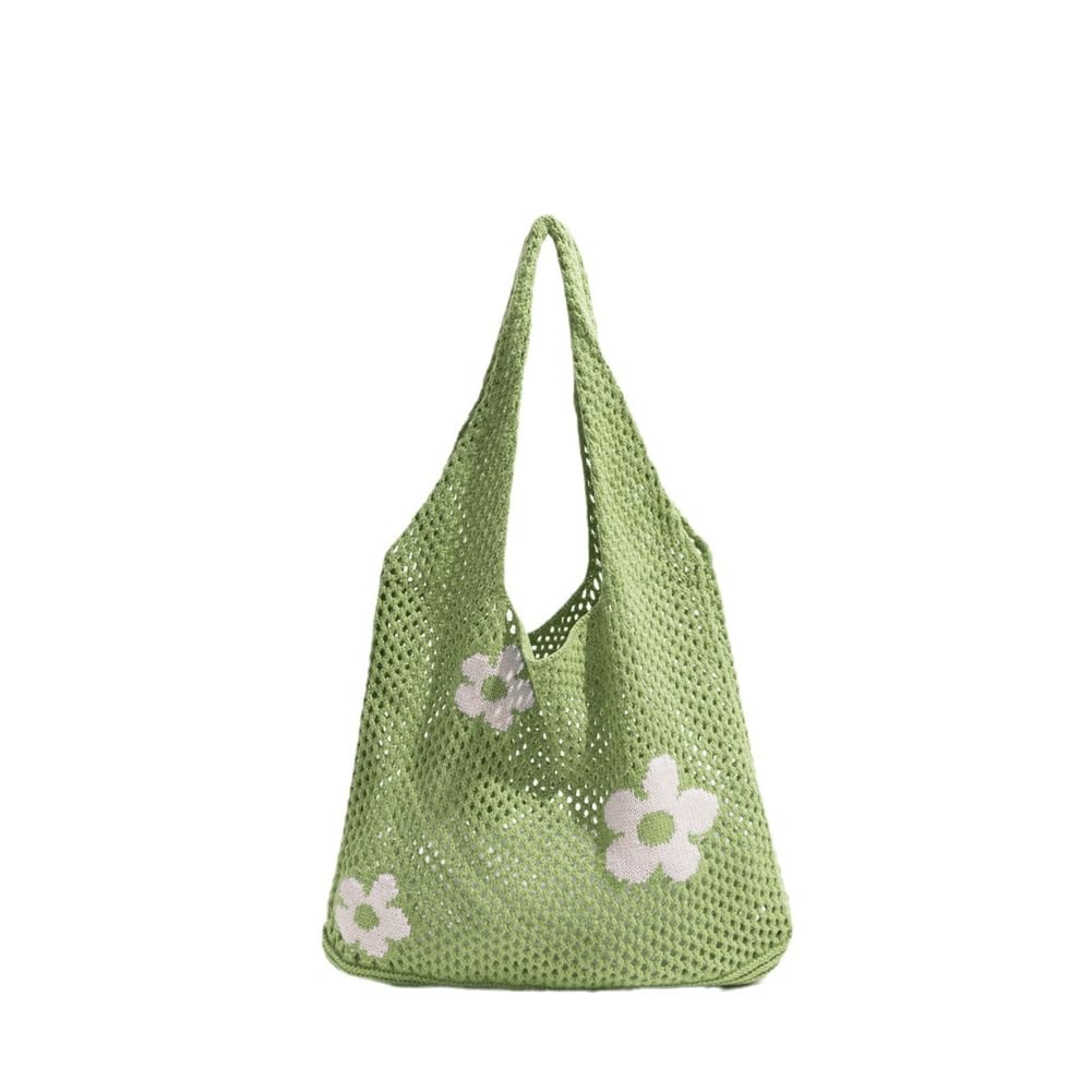 CTRLZS Reusable Mesh Shopping Bag Woven String Handbag Fruit Vegetables Storage Reticule Net Woven Bag Shop Grocery Tote C