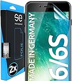 Ajusté: Le Film de Protection iPhone 6 adhère fermement, même sur des écrans courbes. Parfaitement compatible avec toutes les coques et housses. Technologie d'hydrogel TPU flexible.