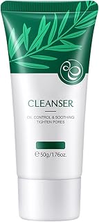 Facial Hair Edger TeaTree Oil Foaming Gentle Cleanser Therapeutic Daily Skin Care For Dry Facial Skin Moisturizing With Organic Ingredients All Skin Types 50g/1.76oz Enzyme Facial Experience