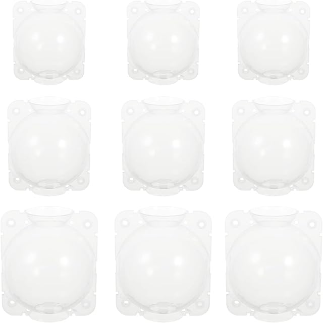 Yardwe 9pcs Root Growing Box Reusable Plant Rooting Device High Pressure Propagation Ball Grafting Device Botany Root Controller for Indoor Outdoor Plants Transparent