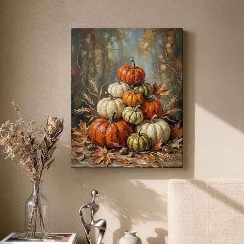 Decoración de calabazas rústicas para un hogar cálido y acogedor 2