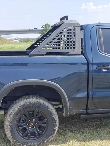 Image of Sport Roll Bar with Molle Panels for Pickup Truck | 2022+ Ford Maverick | No Drilling Complete Bolt-On Installation