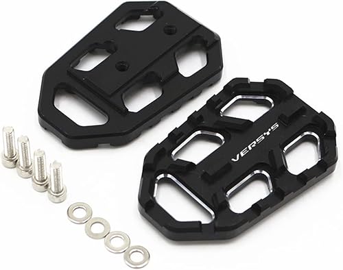 WYJDZSW Compatible With Kawasaki VERSYS 1000 650 X300 Versys-x300 650 1000 Motoecycle Accessories Billet Footrest Wide Pedals Pedal Rest Footpegs