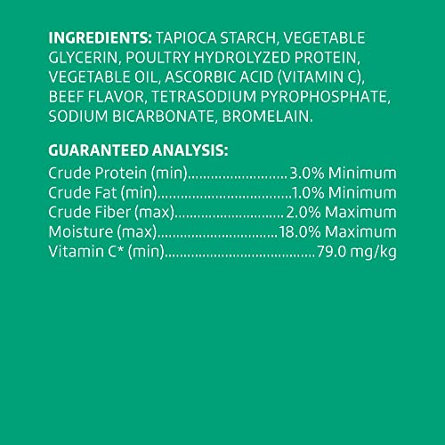 Image of Amazon Brand - Wonder Bound Beef Flavor Dental Sticks for Large Dogs (Over 30 lbs), 6-Ridge Shape for Plaque & Tartar Control, Freshens Breath, Formulated with Vitamin C, 40 Count (Pack of 1)