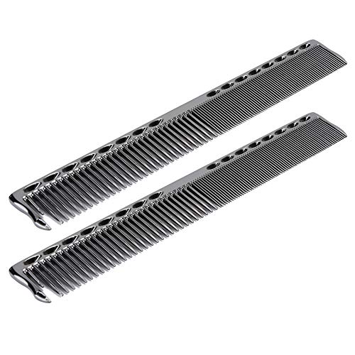 2 peines profesionales para peluquería, acero inoxidable miniatura 1