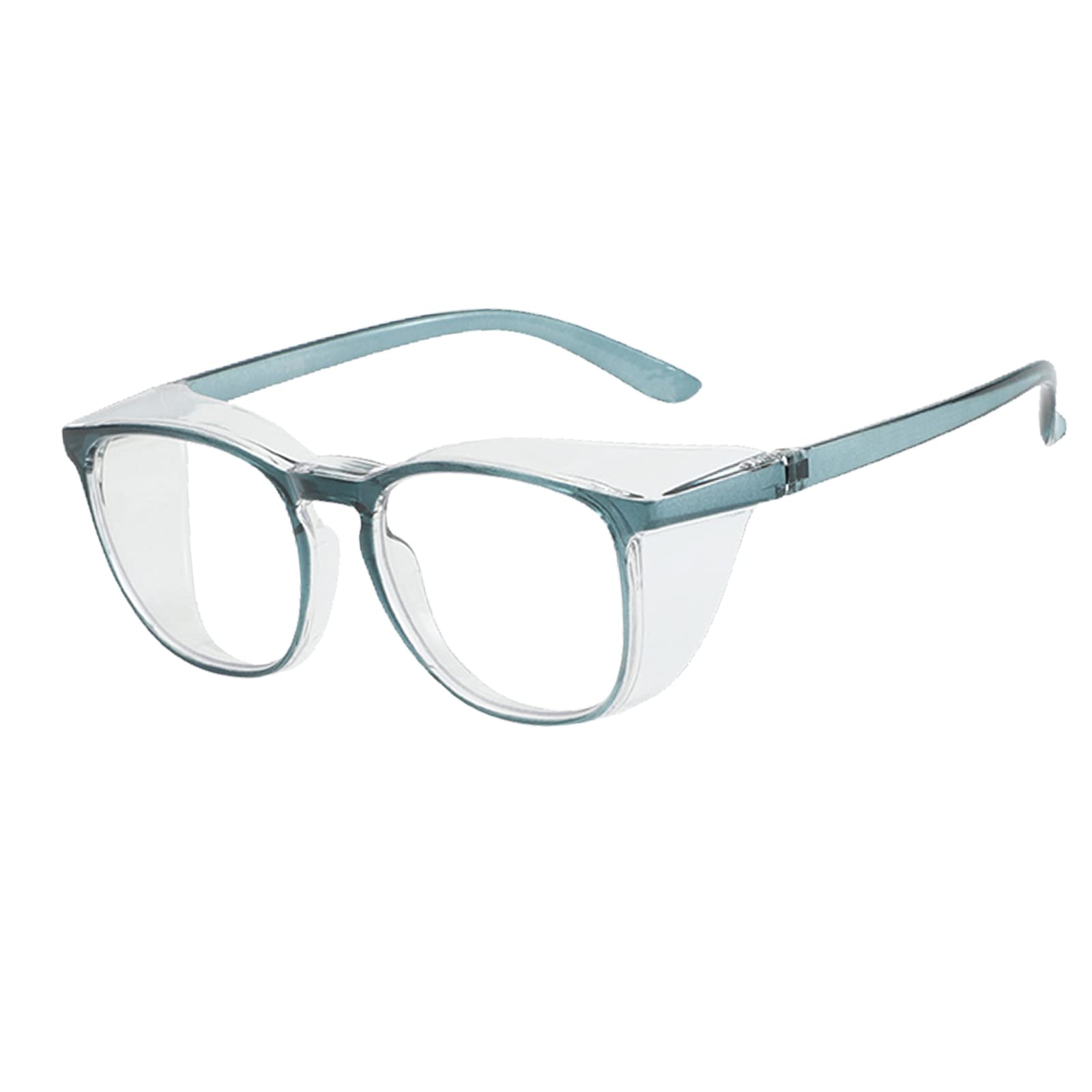 Gafas de seguridad para hombres, mujeres, enfermeras, antivaho, elegantes, cómodas, con protectores laterales, protección ocular para adultos