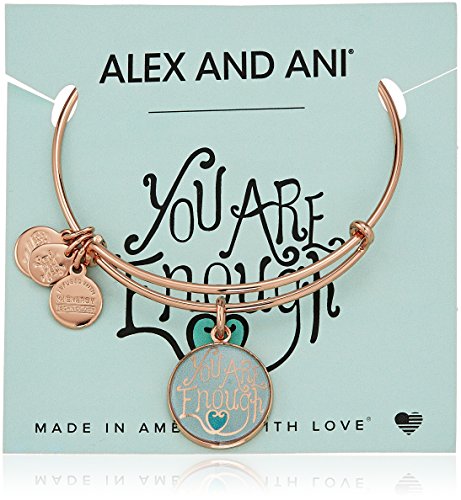 Alex and Ani Words are Powerful Bangle Bracelet, Shiny Rose