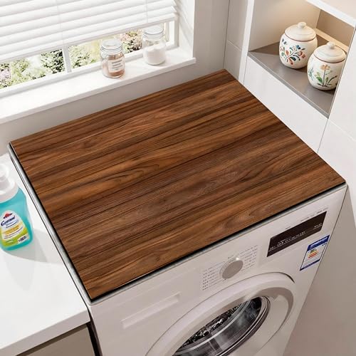 Washer and Dryer Covers for the Top 23.6 X 19.7 Washer and Dryer Top Protector Mat Non Slip Washing Machine Dust Cover Pad for Laundry Room Kitchen Home Decor