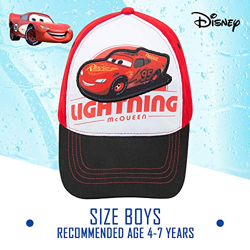 Disney Toddler Boys Rust eze Lightning McQueen Cars Baseball Cap - Age 4-74