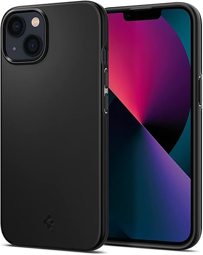 Miniatura 1 de Spigen Funda delgada diseñada para iPhone 13 mini (2021) - Negro