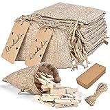 Ideal für kleine Geschenke: Diese Jutebeutel sind perfekt für eine Vielzahl von Anlässen, einschließlich Hochzeiten, Partys, Feiertage, Geburtstage und als Adventskalender oder zum Verschenken.