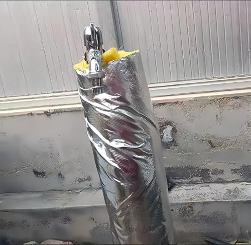 Aislamiento de tubería de lana de vidrio, diámetro interior de 27 mm a 273 mm, diseño precortado, envuelto en papel de aluminio para resistencia al calor