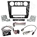 Produktbild Autoradio 2-DIN Blende + Radio Adapter Quadlock für BMW 1er (E87 Facelift) 03/2007-06/2011 1er (E81) 05/2007-09/2011 1er Coupe (E82) 11/2007-10/2013 1er Cabrio (E88) 04/2008-10/2013 mit Man.Klima