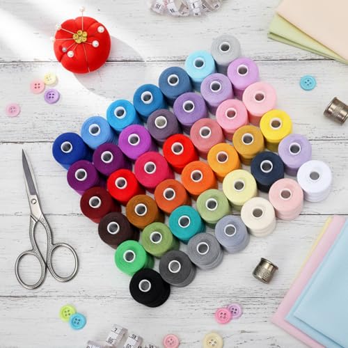 Hilo de coser poliéster 42 colores 1000 yardas miniatura 3