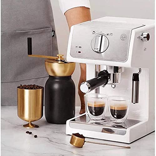 Jrechio Máquina de Espresso Maker de Espresso Compacto de Acero Inoxidable con Leche de café Professional Café for… - Imagen 6