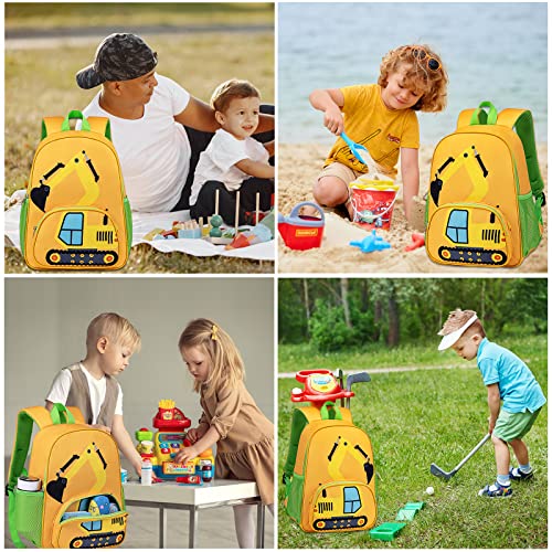 Loidou Toddler Backpack Boys 15 Inch Kids Preschool Kindergarten School Backpack Book Bag For Daycare Nursery Travel With Chest Strap，Fits 3 To 8 Years Old #TOP4