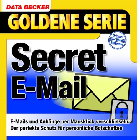 Secret E-Mail, CD-ROME-Mails und Anhänge per Mausklick verschlüsseln. Der perfekte Schutz für persönliche Botschaften. Für Windows 95C/98(SE)/Me/NT4.0(SP6)/2000/XP Secret E-Mail, CD-ROME-Mails und Anhänge per Mausklick verschlüsseln. Der perfekte Schutz für persönliche Botschaften. Für Windows 95C/98(SE)/Me/NT4.0(SP6)/2000/XP