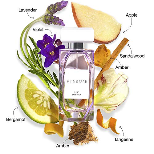 Pinrose Perfumes Lil' Dipper - Eau De Parfum Fragrance Spray For Women - Clean, Vegan, Cruelty-Free, And Hypoallergenic Scent With Essential Oils - Notes Of Lemon Peel, Peony, Sandalwood, Violet, Lavendar And Musk #TOP2
