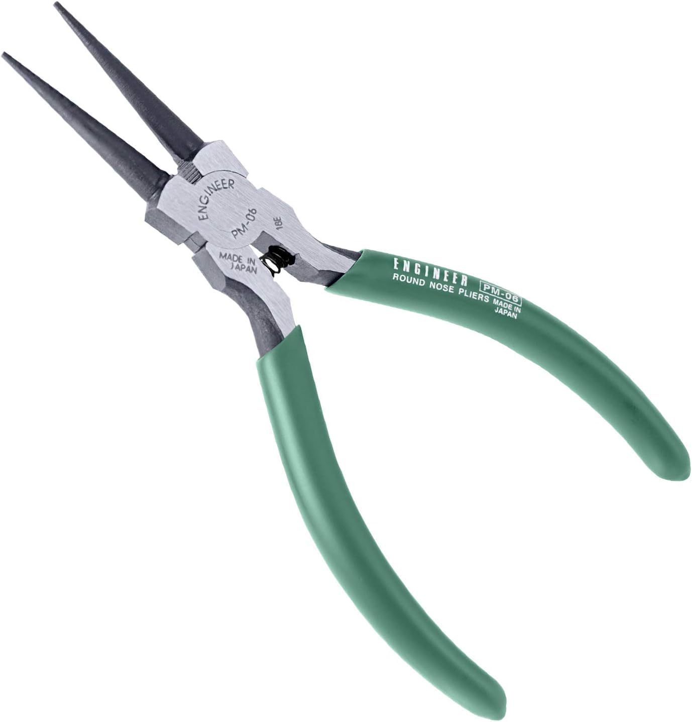 Engineer PM-06 Round Nose Pliers, High Carbon Steel Jaws for Bending, Wire looping, Beading, Electrical Work