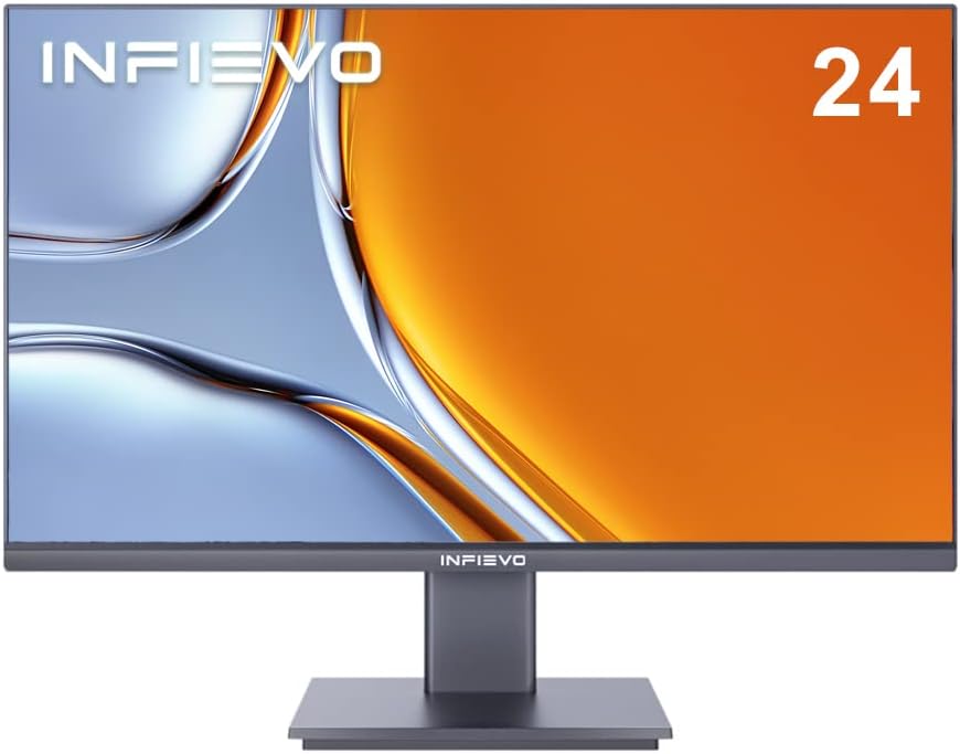 INFIEVO Computer Monitor 24 Inch Full HD 1080p VA Display