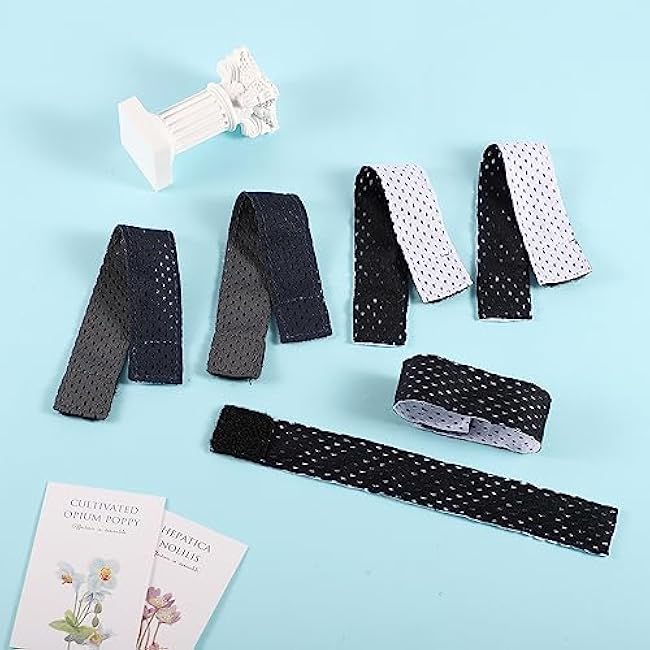 6pcs Jersey Sleeve Ties, Breathable Softball Sleeve Ties Sleeve Bands Sleeve Holders for Sports Soccer Sleeve Ties Sleeve Straps with Hook and Loop Fasteners for Shirts Sports Accessory Black