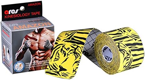 ARES Kinesiology Amazon Tape Tiger Yellow 2.0 in x 16.4 ft