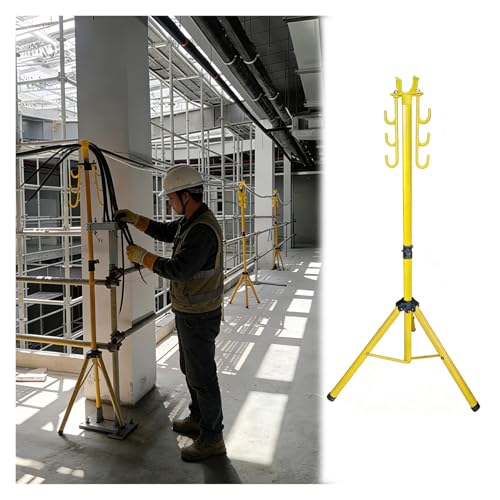 Gestionnaire de câbles robuste télescopique isolé avec crochet de suspension