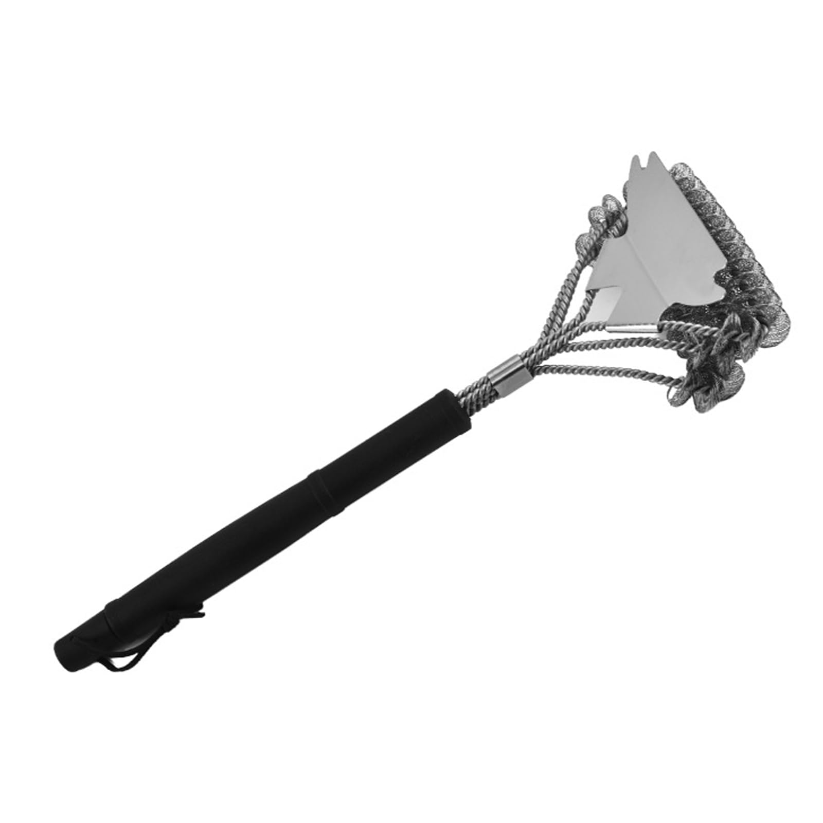 Xinsheinelry Grill Brush for Outdoor Grill Safe Bristle None BBQ Brush with Built in Scraper Grills Accessories Gifts for Grills Wizard and Scraper Bristle None