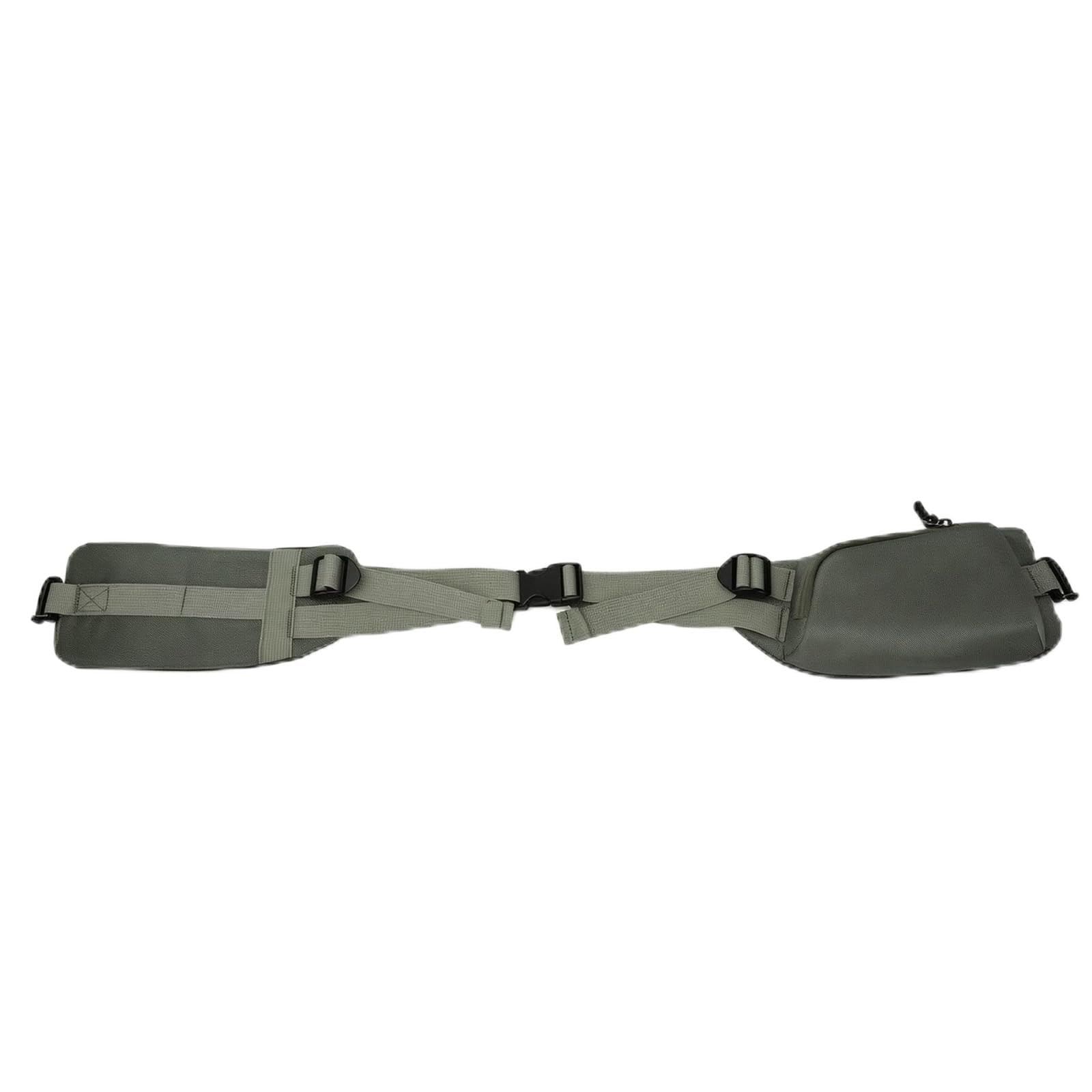 Amagogo Pochette Ceinture Homme Sac Banane Poche Zippée Ceinture Détachable Nylon Léger Boucle Résistante Convient aux Sorties Sportives Cyclisme Randonnée, Vert, Vert, Taille Unique