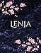 Produktbild Lenja: personalized notebook Notizbuch with 110 lined pages | Journal Paper | Marble Cherry Blossom optic cover |