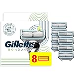 Gillette SkinGuard Men's Razor Blade Refill for Sensitive Skin, 8 Blade Refills