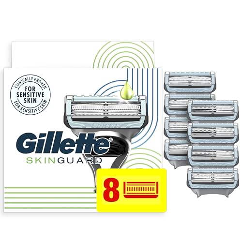 Gillette SkinGuard Men's Razor Blades, 8 Blade Refills