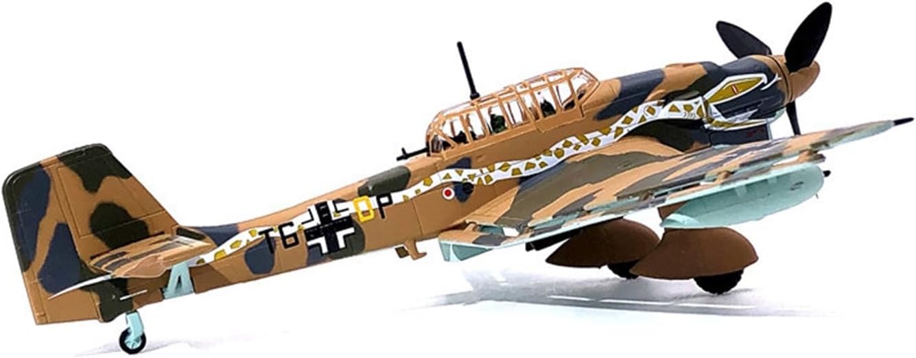 1 72 for JU-87 Dive Bomber Fighter Simulation Metal Alloy Die Cast Scale Airplane Model Ornaments Display Hobby Playgame Kit