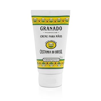 Granado - Linha Terrapeutics - Creme para Maos Castanha do Brasil 50 Ml - Terrapeutics Collection - Brazilian Nut Hands Cream 1.69 Fl Oz