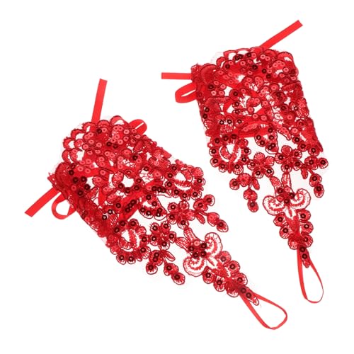 Healeved Performance Gloves White Lace Flower Girl Gloves for Boys and Girls for Weddings