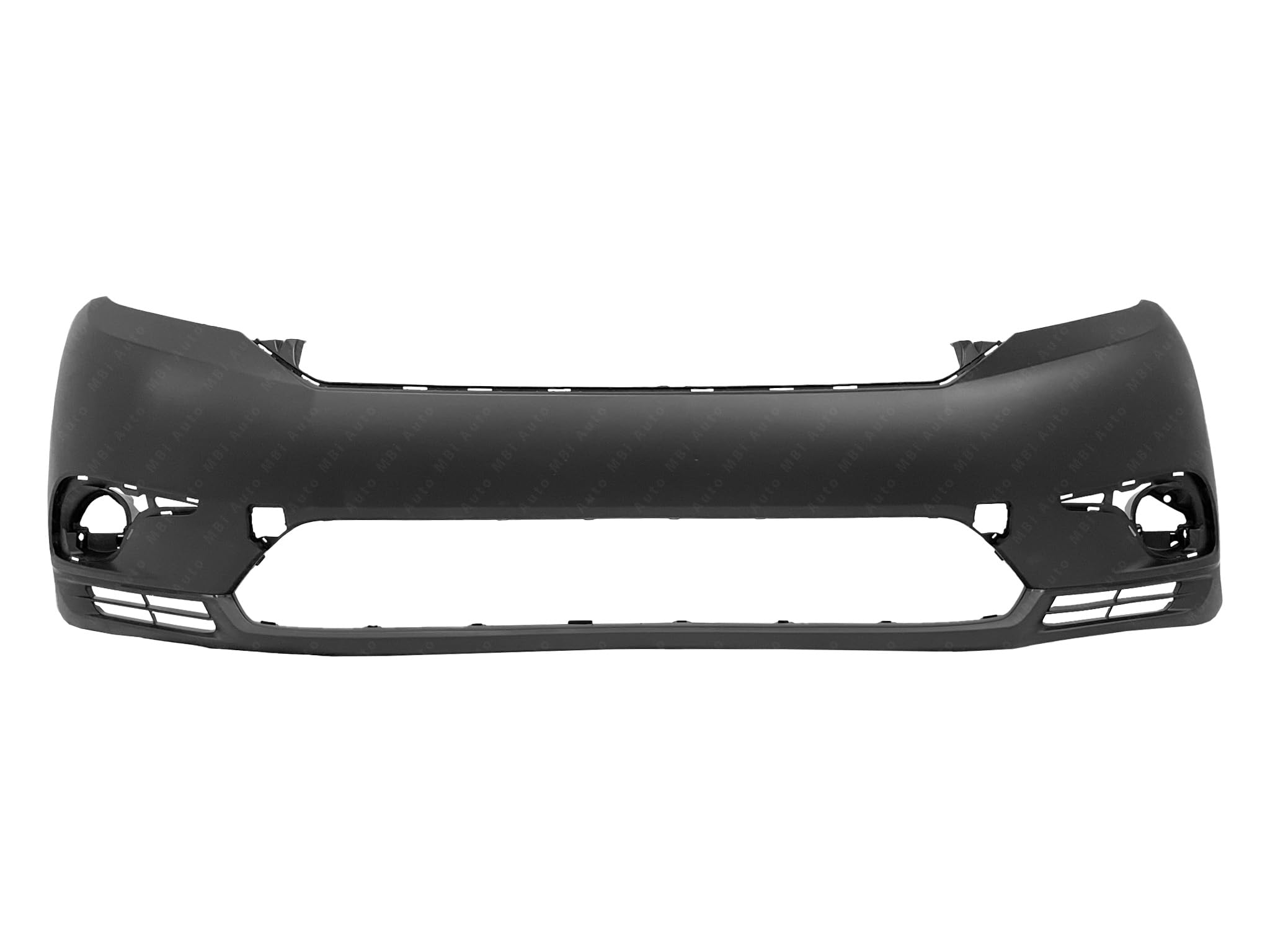 MBI AUTO - Primered, Front Bumper Cover Fascia for 2011 2012 2013 Toyota Highlander 11 12 13, TO1000374