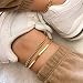 Produktbild Bohond Mode Geschichtet Fußkettchen Armband Gold Fußkettchen Mehrschichtig Strand Fußketten Schmuckzubehör zum Frauen und Mädchen