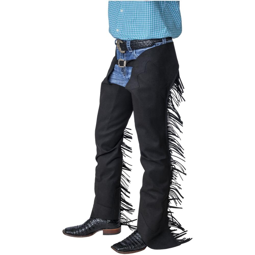 Tough 1 Synthetic Suede Western Show Chaps X-Small