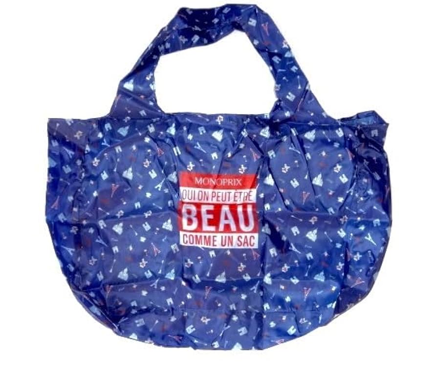 専用　モノプリ　エコバッグ6点　MONOPRIX 凱旋門　オペラモンマルトル モノプリエコバッグ オペラ座/凱旋門 ネイビー 2個セット - メルカリ