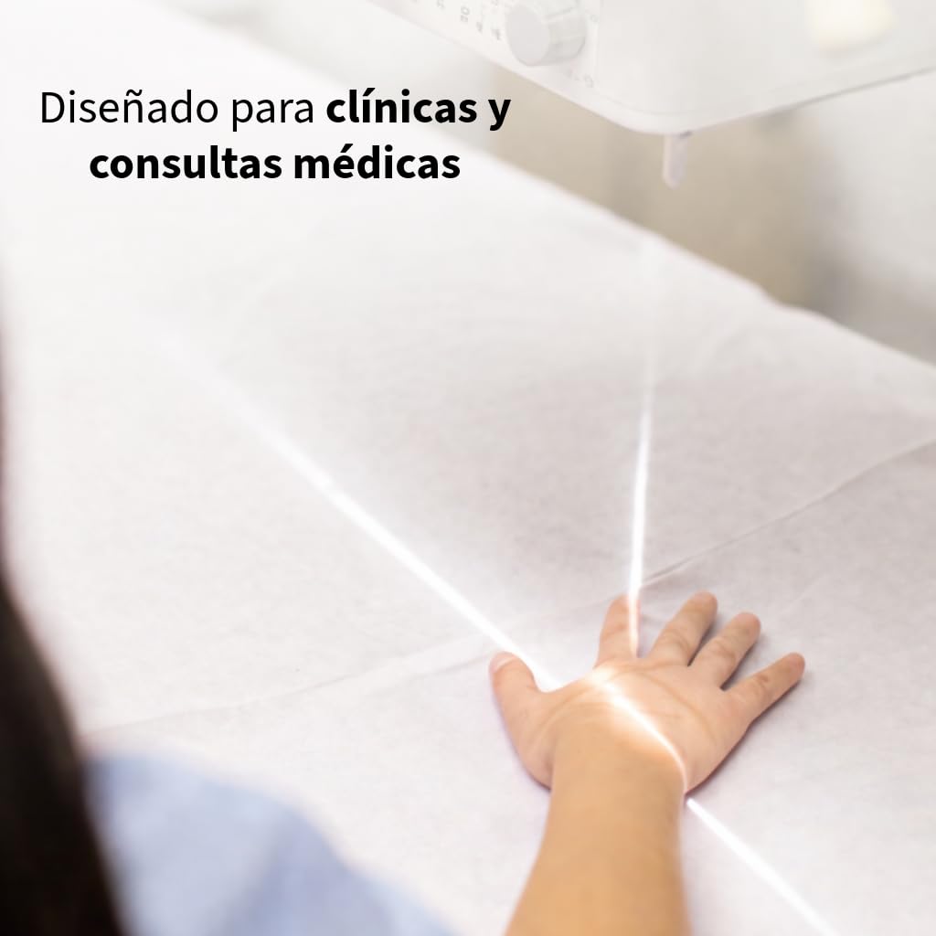 Papel Camilla Ecológico 60 cm x 70 m | 1 Rollo Precorte 40 cm | Rollos de Papel Camilla Masaje, Clínicas, Tatuaje, Fisioterapia, Estética