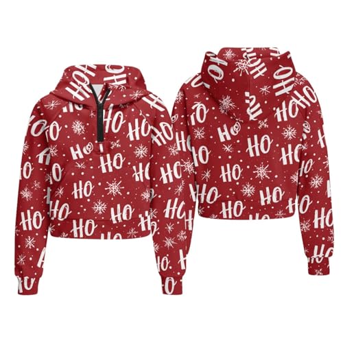 Girls Zip Up Hoodies Long Sleeve Pullover Sweatshirts Tops for Kids Fall Casual Half Zipper Hoodies with Pockets2