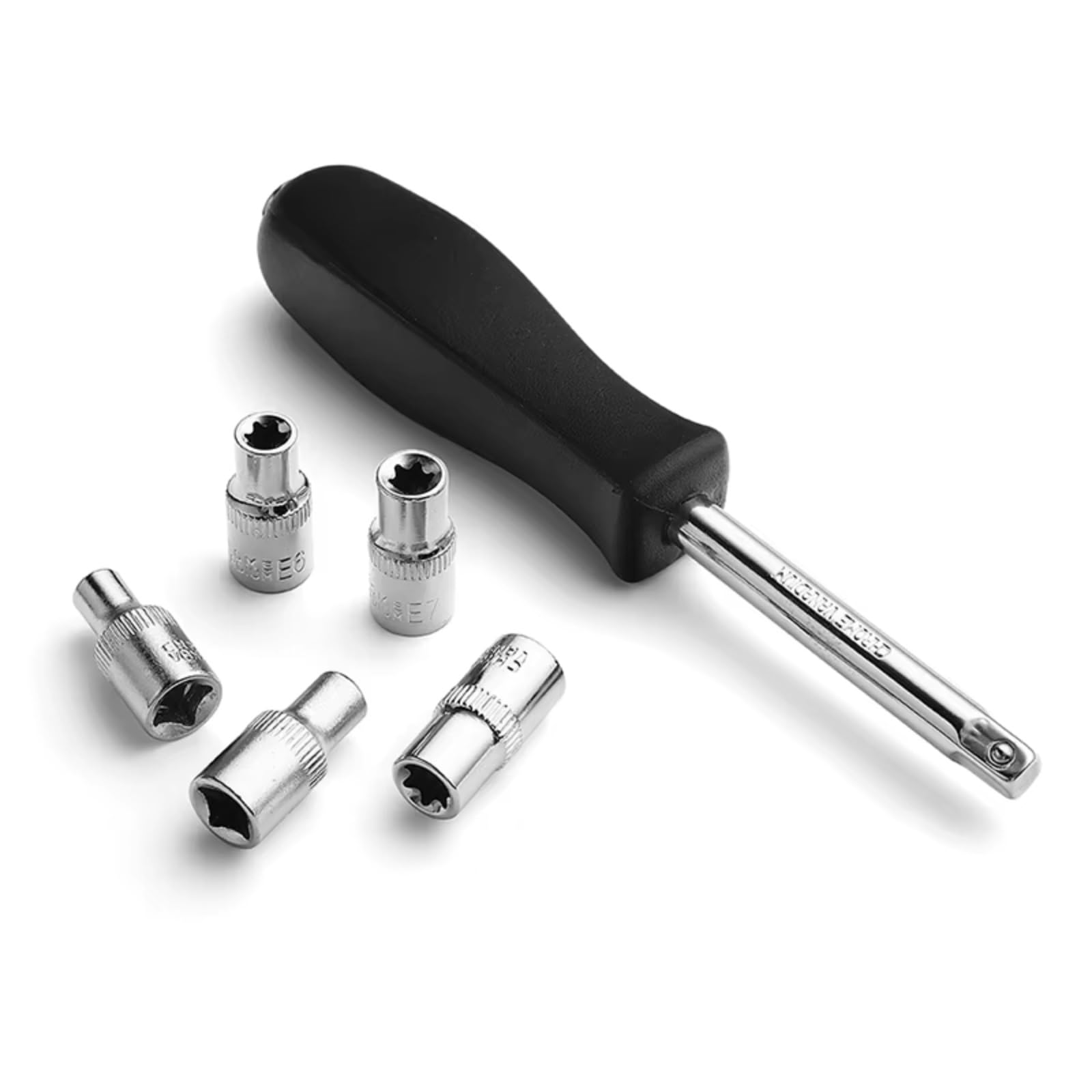 Set di attrezzi meccanici Set Chiavi A Bussola A Cricchetto Da 108 Pezzi Kit Combinato Chiavi Dinamometriche Per Riparazioni Auto 1/4″‌ 1/2″‌ Punte Per Cacciavite Con Chiave A Cricchetto